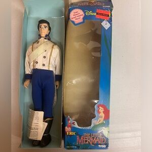 VINTAGE TYCO Disney The Little Mermaid Prince Eric Doll